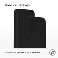 Accezz Coque Liquid Silicone Samsung Galaxy A25 (5G) - Noir