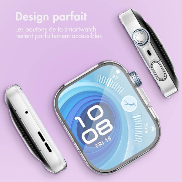 imoshion Coque rigide à couverture complète Huawei Watch Fit 4 Pro - Transparent
