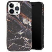 Selencia Aurora Coque Fashion Apple iPhone 14 Pro Max - ﻿Coque durable - 100 % recyclée - Marbre Noir