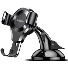 Baseus Osculum Type Gravity Car Mount Samsung Galaxy S10 - Support de téléphone pour voiture - Tableau de bord - Noir