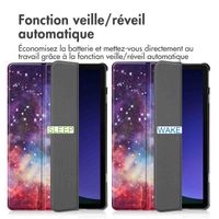 imoshion Coque tablette Design Trifold Samsung Galaxy Tab S9 11.0 pouces - Space