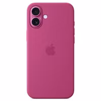 Apple Coque en silicone MagSafe Apple iPhone 16 Plus - Fuchsia