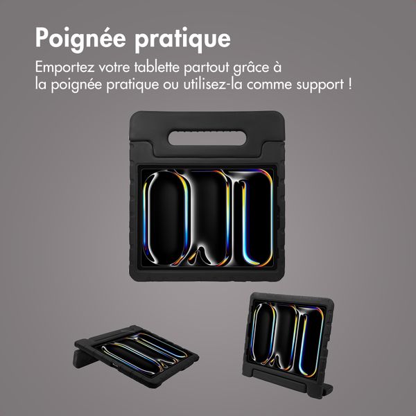 imoshion Coque kidsproof avec poignée Apple iPad Pro 12.9 (2018/2020/2021/2022) - Noir