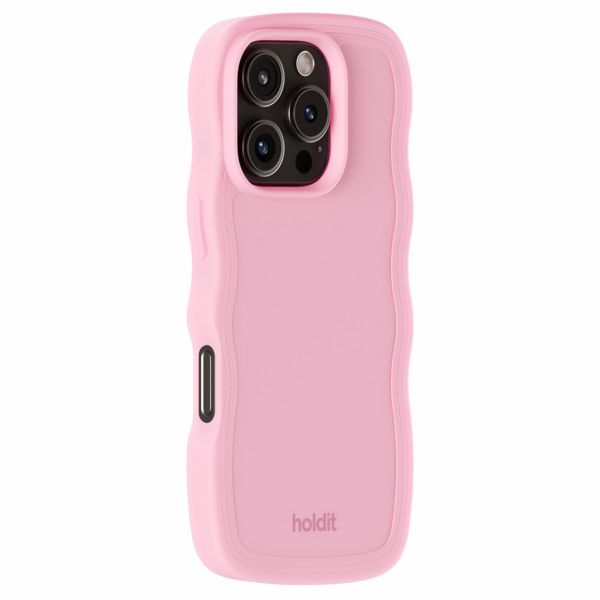 Holdit Coque Wavy iPhone 16 Pro - Pink