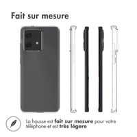 Accezz Coque Clear le Motorola Moto G54 - Transparent