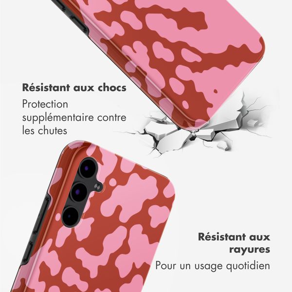 Selencia Coque arrière Vivid Samsung Galaxy S25 FE - Moo’d Blush Pink