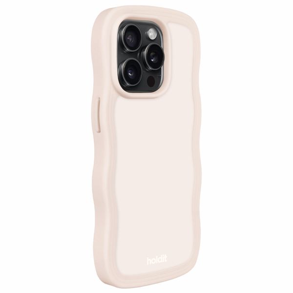 Holdit Coque Wavy iPhone 15 Pro - Light Beige