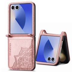 imoshion Mandala Bookcase Samsung Galaxy Z Flip 7 - Rose Gold