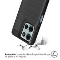 imoshion Coque Brushed Motorola Moto G75 5G - Noir