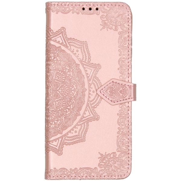 Etui de téléphone Mandala Motorola One Action - Rose clair