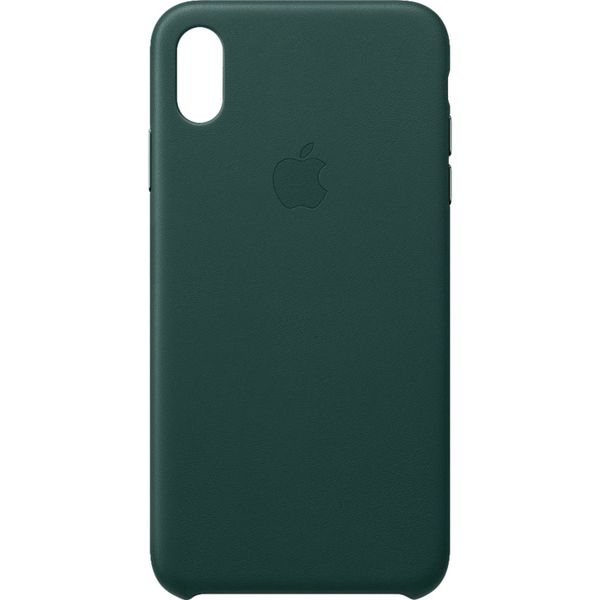 Apple Coque Leather iPhone Xs Max - Forest Green