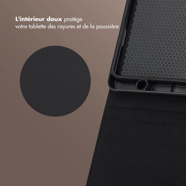 Selencia Coque tablette Riva Samsung Galaxy Tab A9 Plus - Noir