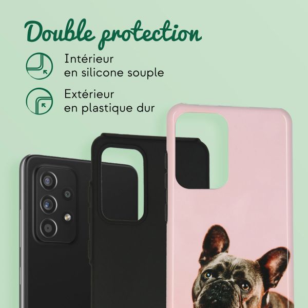 Concevez votre propre coque Tough Samsung Galaxy A52(s) (5G/4G) - Blanc