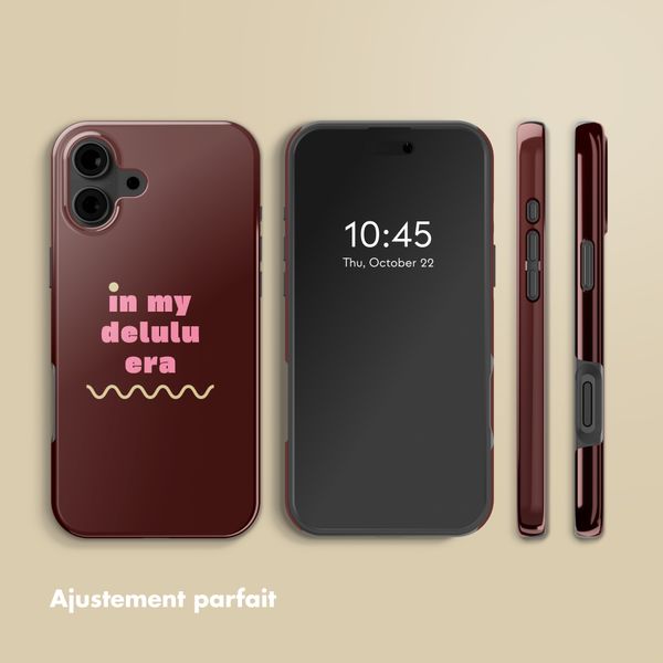 Selencia Coque arrière Vivid avec MagSafe Apple iPhone 16 - Delulu