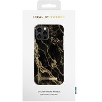 iDeal of Sweden Coque Fashion iPhone 12 Pro Max - Golden Smoke Marble