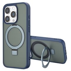 Accezz Coque Ring Stand avec MagSafe Apple iPhone 15 Pro - Bleu