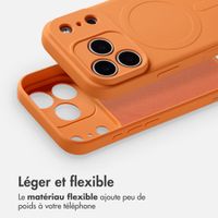 imoshion Coque Couleur avec MagSafe Apple iPhone 17 Pro - Neon Orange