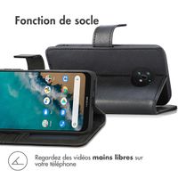 imoshion Étui de téléphone portefeuille Luxe Nokia G50 - Noir