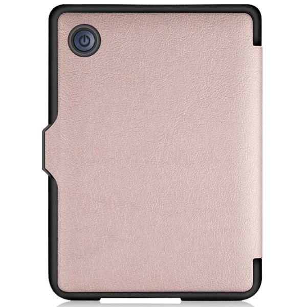 imoshion Étui de liseuse portefeuille Slim Hard Kobo Clara 2E / Tolino Shine 4 - Rose Doré