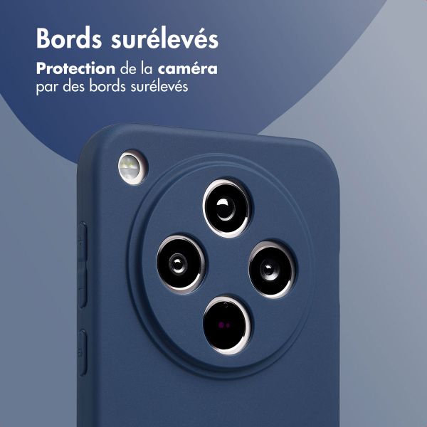 imoshion Coque Couleur Oppo Find X8 - Bleu foncé