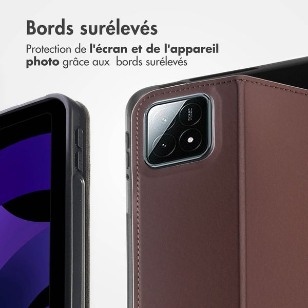 Accezz Coque tablette Classic Xiaomi Pad 6S Pro 12.4 - Marron
