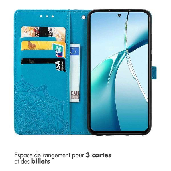 imoshion Etui de télephone Mandala Xiaomi 15T Pro - Turquoise