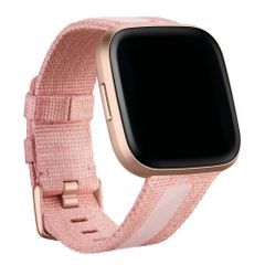 Fitbit Bracelet Woven Fitbit Versa / Versa 2 / Versa Lite - Taille S - Rose