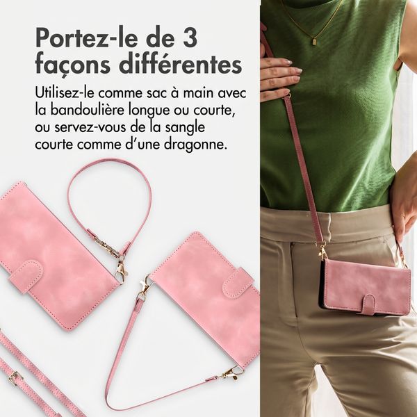 imoshion Etui de télephone portefeuille avec cordon Samsung Galaxy A27 (5G) - Rose