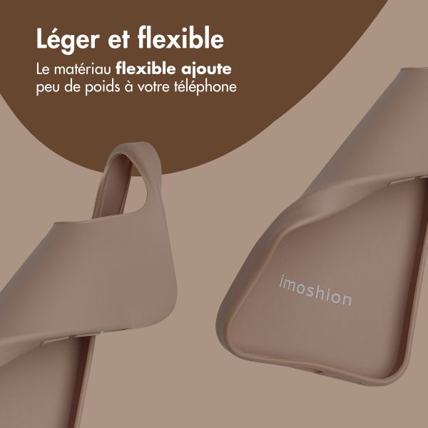 imoshion Coque Couleur Apple iPhone 12 (Pro) - Marron