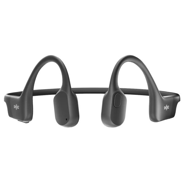 Shokz OpenRun - Modèle standard - Écouteurs sans fil Open-Ear - Conduction osseuse - Black