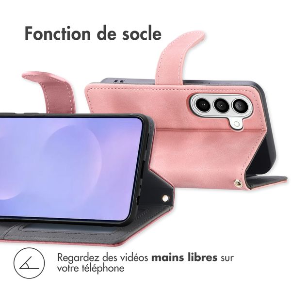 imoshion Etui de télephone portefeuille avec cordon Samsung Galaxy S26 - Rose