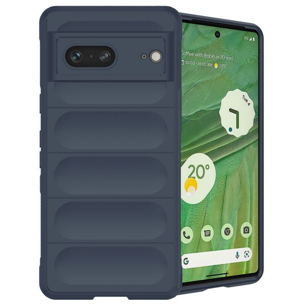 imoshion Coque arrière EasyGrip Google Pixel 7 - Bleu foncé