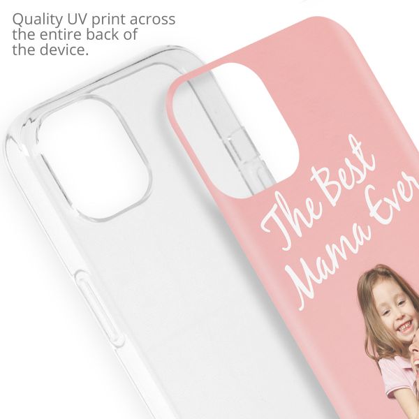 Concevez votre propre coque en gel iPhone 13 - Transparent