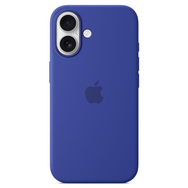 Apple Coque en silicone MagSafe Apple iPhone 16 - Ultramarine