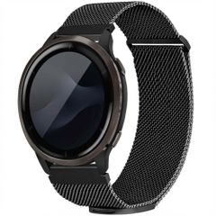 imoshion Bracelet magnétique milanais  - Connexion universelle 22 mm - Taille M - Noir