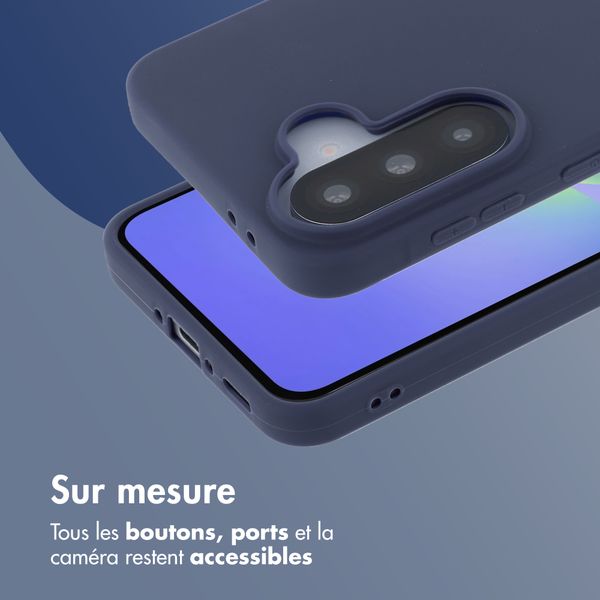 imoshion Coque Couleur Samsung Galaxy A37 (5G) - Bleu foncé