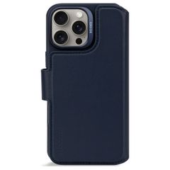 Decoded Portefeuille détachable 2 en 1 en cuir MagSafe iPhone 16 Pro Max - Navy