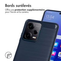 imoshion Coque Brushed Xiaomi Redmi Note 12 Pro / Xiaomi Poco X5 Pro (5G) - Bleu foncé