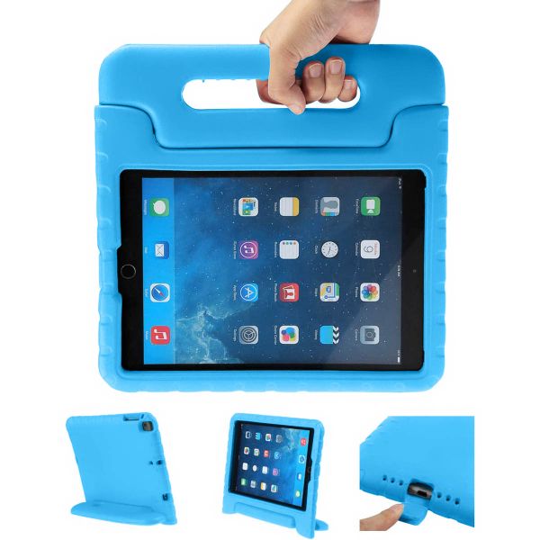 imoshion Coque kidsproof avec poignée iPad 6 (2018) 9.7 pouces / iPad 5 (2017) 9.7 pouces - Bleu