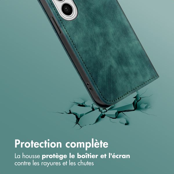 imoshion Étui de téléphone portefeuille Slim Samsung Galaxy S26 - Vert