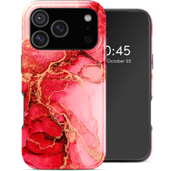Selencia Coque arrière Vivid avec MagSafe Apple iPhone 17 Pro - Rosy Marble