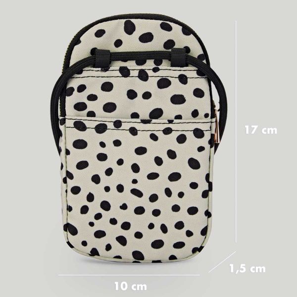 Selencia ﻿Pochette pour téléphone - Irregular Spots Black