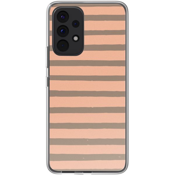imoshion Coque Design Samsung Galaxy A53 - Striped peach reverse