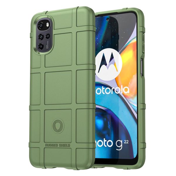 imoshion Coque Rugged Shield Motorola Moto G22 / E32 / E32s - Vert foncé