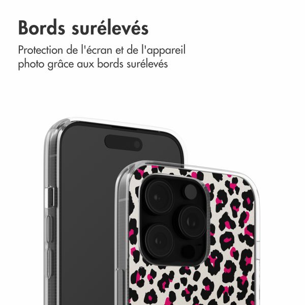 imoshion Coque Design Apple iPhone 16 Pro - Leopard Pink