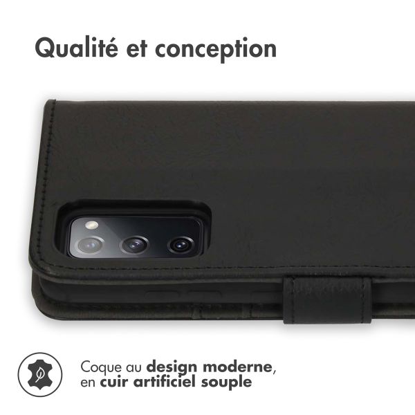 imoshion Étui de télephone portefeuille Samsung Galaxy S20 FE - Noir