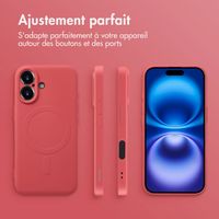 imoshion Coque Couleur avec MagSafe Apple iPhone 16 - Dusty Rose