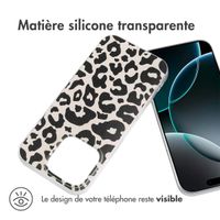 imoshion Coque Design Apple iPhone 16 Pro - Leopard Transparent