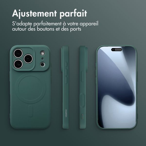 imoshion Coque Couleur avec MagSafe Apple iPhone 17 Pro - Vert foncé