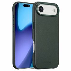 Accezz Coque arrière en cuir avec MagSafe Apple iPhone Air - Cedar Green